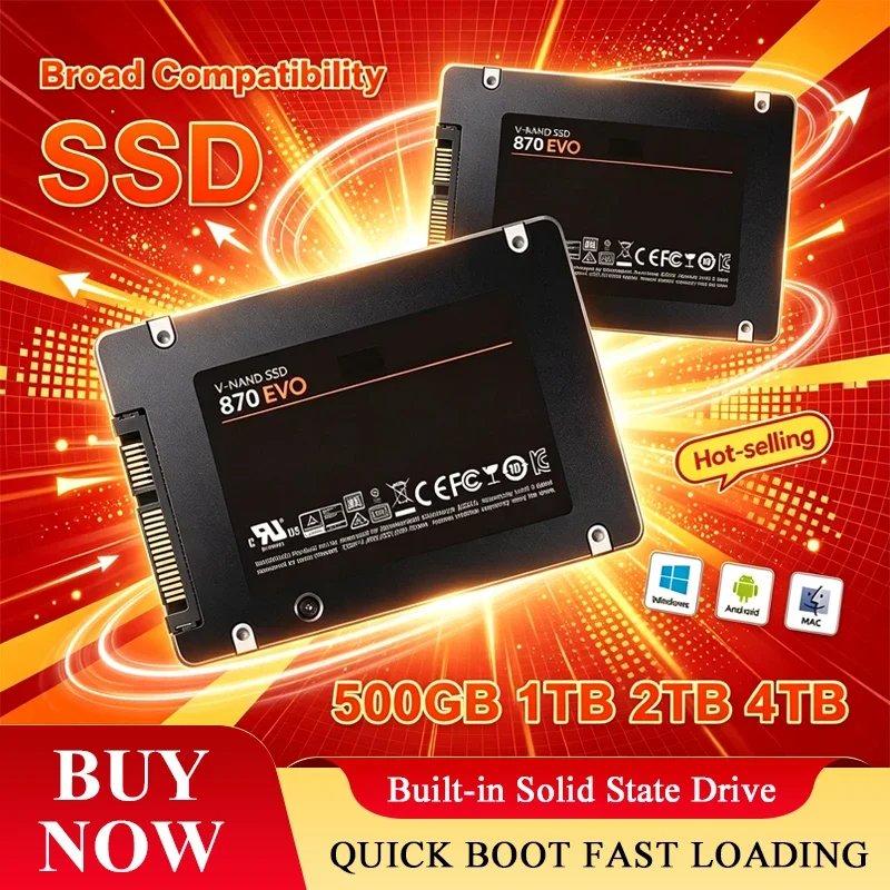Samsung Ssd - قرص SSD 870 EVO بسعة 1