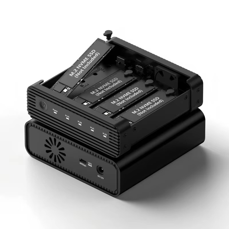 External Ssd - علبة خارجية من الألومنيوم لـ 4
