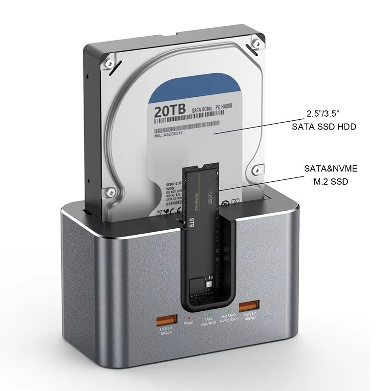 Ssd Hard Drive - محطة إرساء خارجية مخصصة EE1 ثنائية