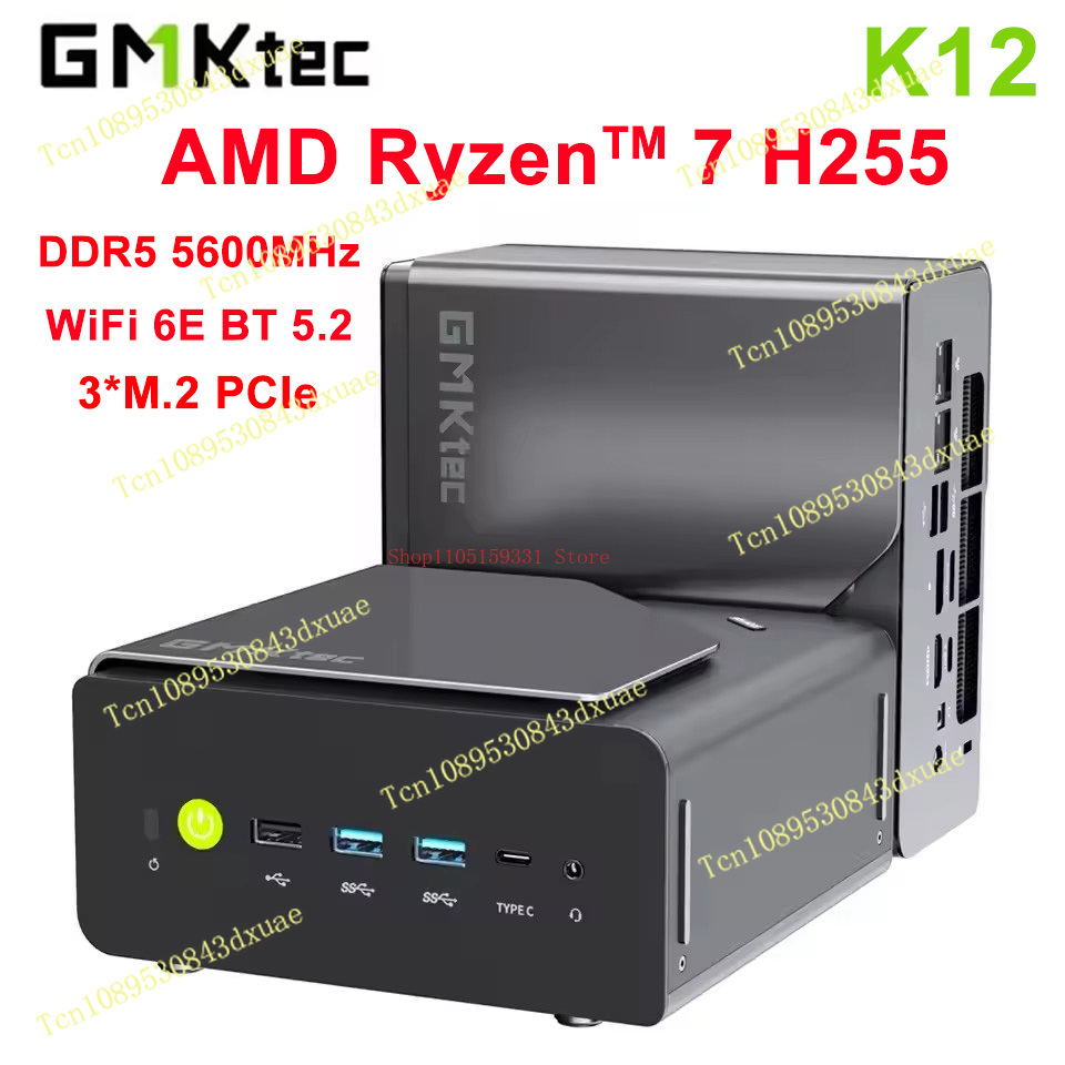 Nvme Ssd - كمبيوتر مصغر GMKtec NcuBox K12 مع