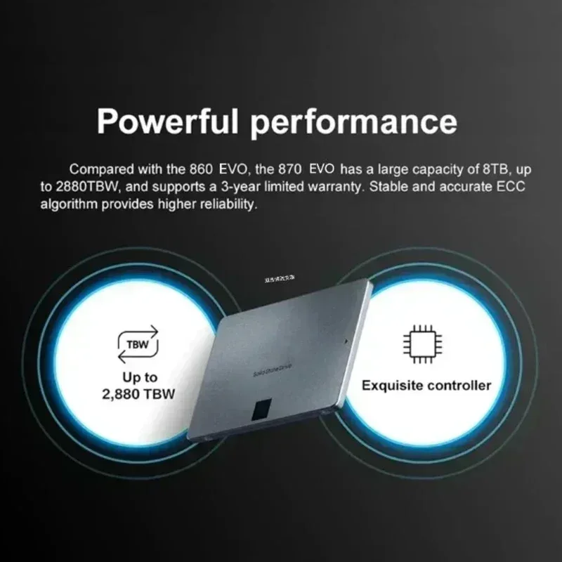 قرص SSD 870 EVO بسعة 1 تيراباي - مراجعة Samsung Ssd وسعره