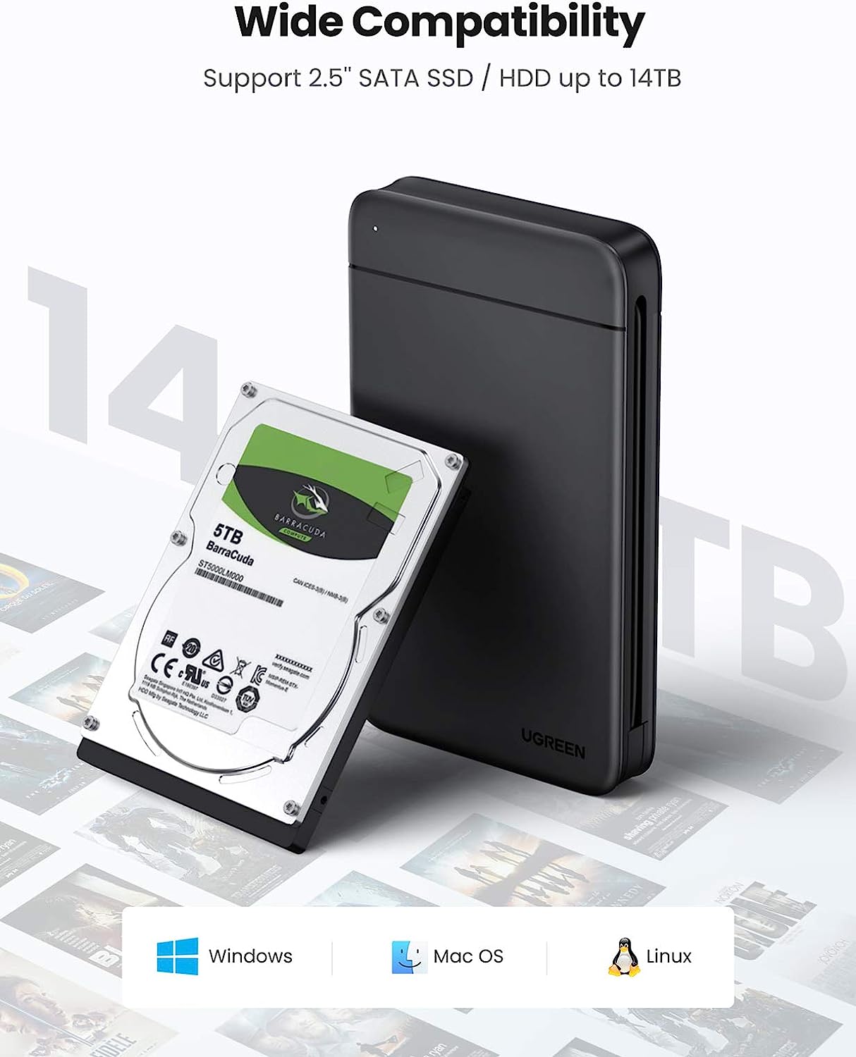 UGREEN USB C حاوية القرص الصلب - مراجعة Ssd Hard Drive وسعره