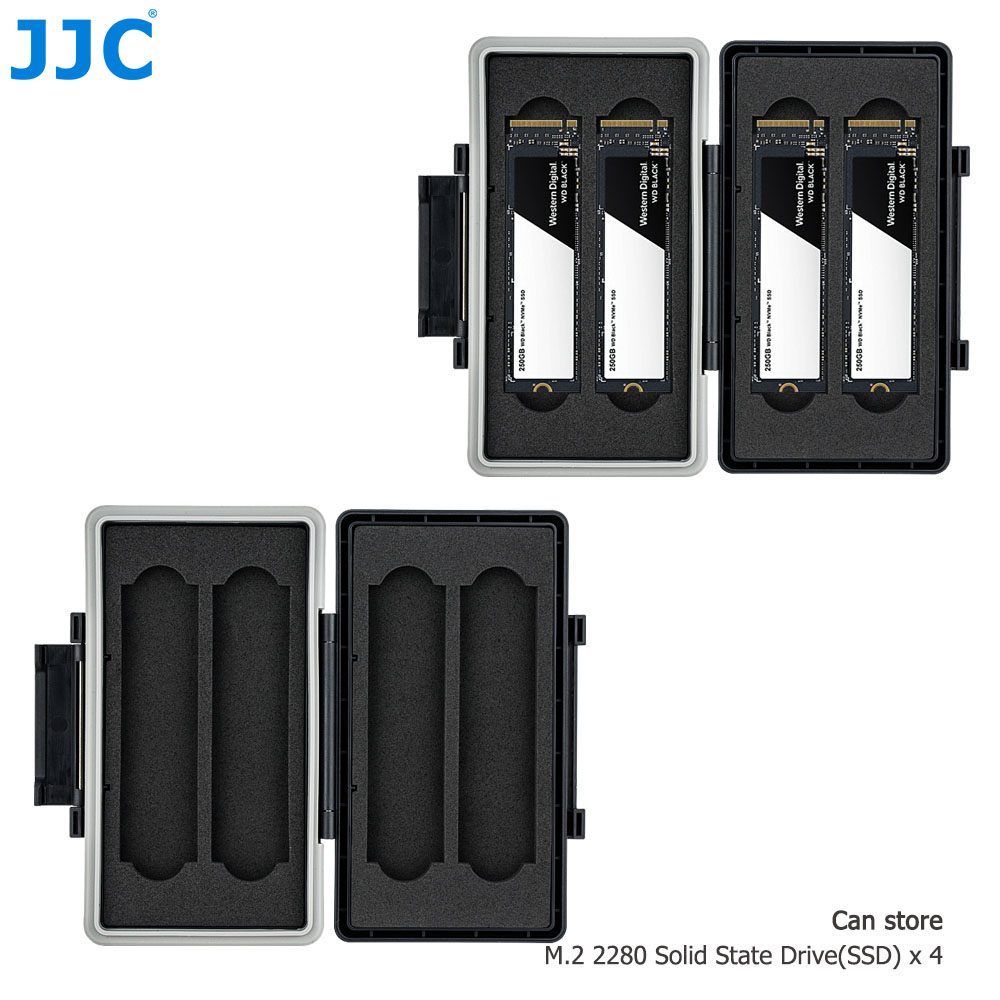 JJC 4-Slot مقاوم للماء M2 2280 - مراجعة Memory Card Ssd وسعره