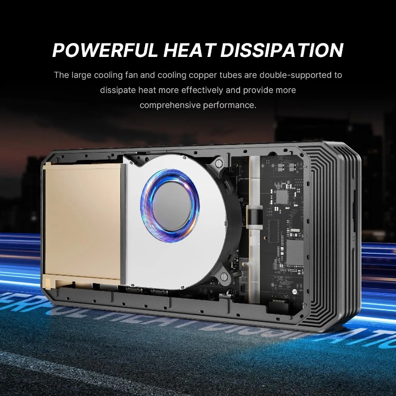 GVP7600 EGPU RX 7600M Core Ocu - مراجعة Nvme Ssd وسعره