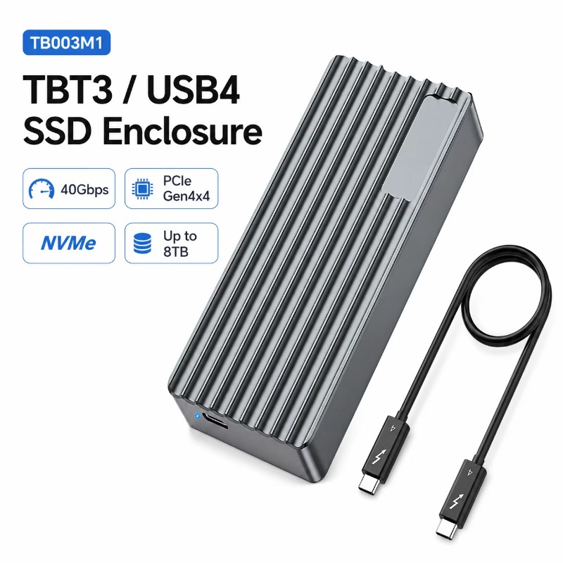 علبة خارجية لـ TBT3/USB4 M.2 N - مراجعة External Ssd وسعره