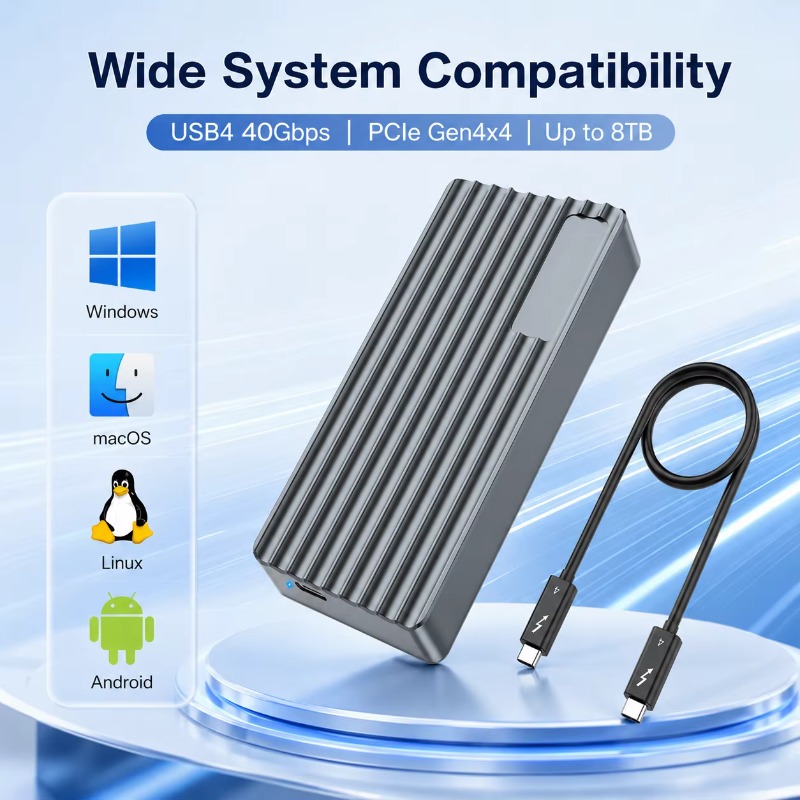 علبة خارجية لـ TBT3/USB4 M.2 N - مراجعة External Ssd وسعره