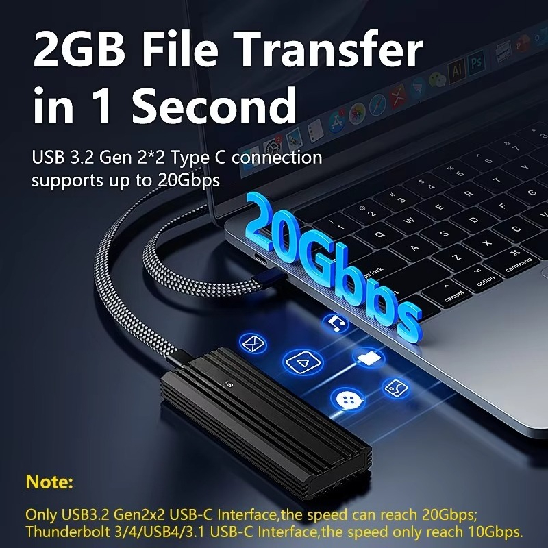 علبة خارجية من الألومنيوم EE1  - مراجعة External Ssd وسعره
