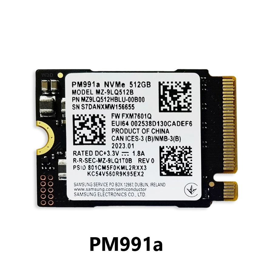 قرص SSD سامسونج M.2 2230 PM991 - مراجعة Samsung Ssd وسعره